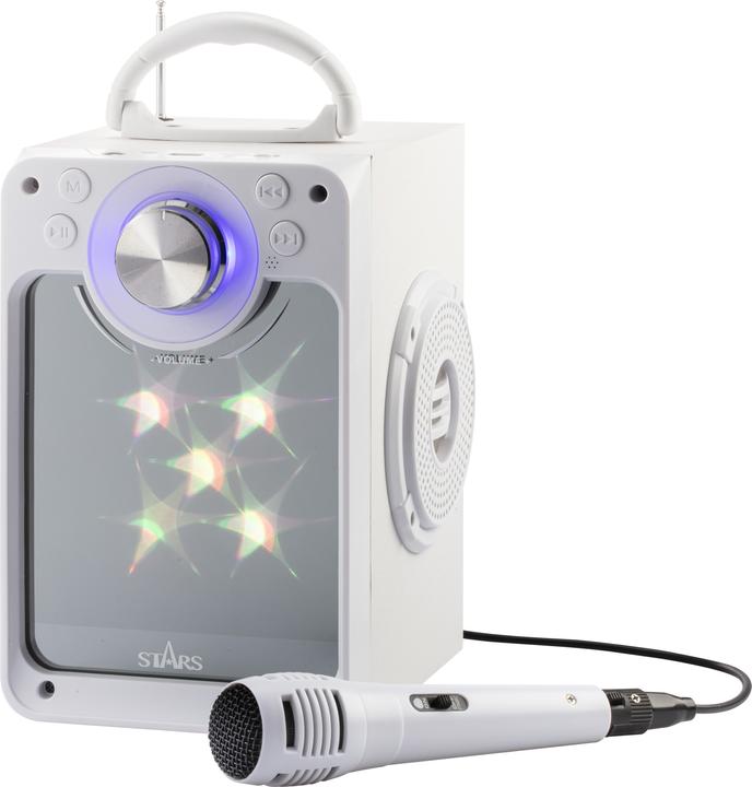 Produktbild Liniex Sterne – Karaoke-Maschine – Weiss (30218)