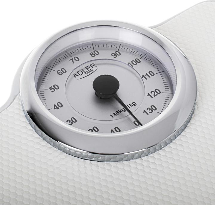 Produktbild Adler AD 8180 personal scale Rectangle White Mechanical personal scale (136 kg)