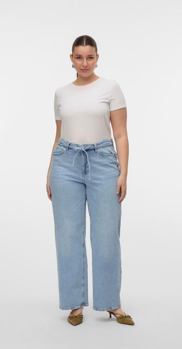 Actual product image Vero Moda VMCTESSA Hohe Taille Weiter Beinschnitt Jeans Weit geschnitten (W52/L32)
