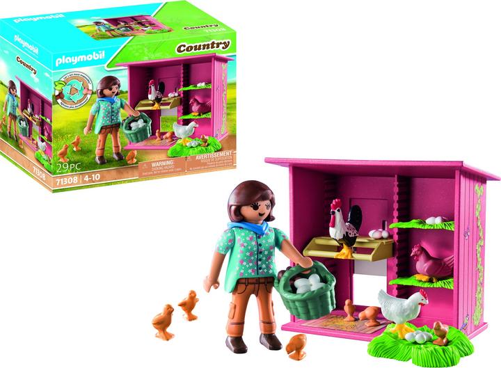 Produktbild Playmobil Hühner mit Küken (71308, Playmobil Country)