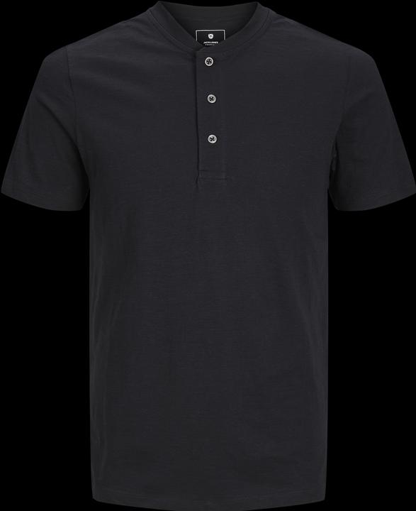 Produktbild Jack & Jones Einfarbig Grandad Kragen T-shirt T-shirt (L)