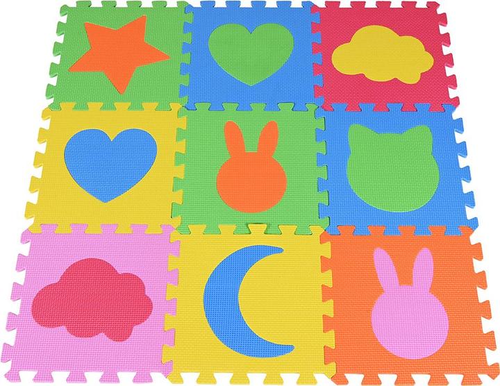 Produktbild Knorrtoys Puzzlematte - „Formen“ /9-tlg./30cm (30 x 30 x 30 cm)