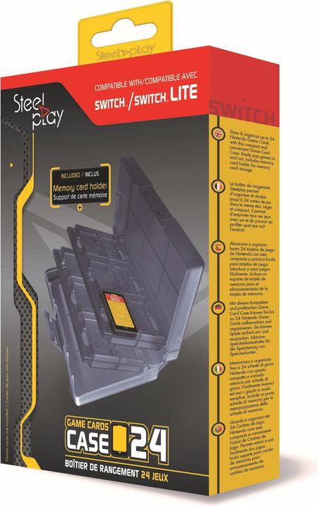 Actual product image Steelplay Storage box for 24 games (Switch Lite, Switch OLED)