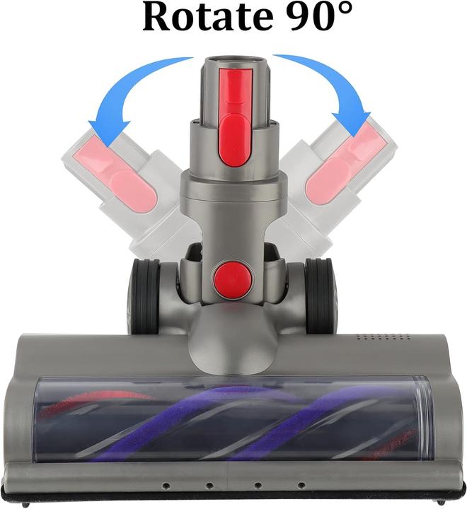 Actual product image Plutoos Replacement Direct Drive Cleaning Head Turbine Brush Floor Accessories for Dyson V7, V8, V10, V11