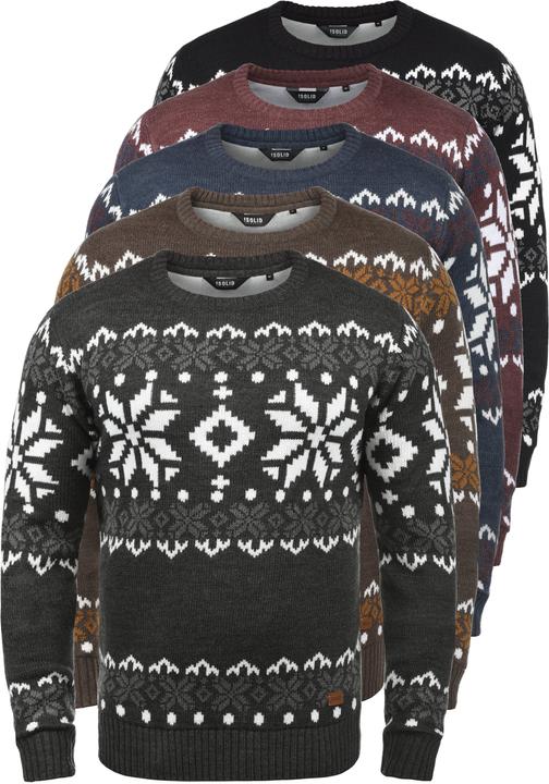 Immagine prodotto Solid Norwig Maglione In Maglia Grossa Pullover Maglieria Da Uomo Con Girocollo (XL)