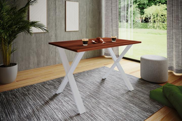 Actual product image VCM Premium dining room table wooden table dining table "Xona X" (140 x 80 x 76 cm)