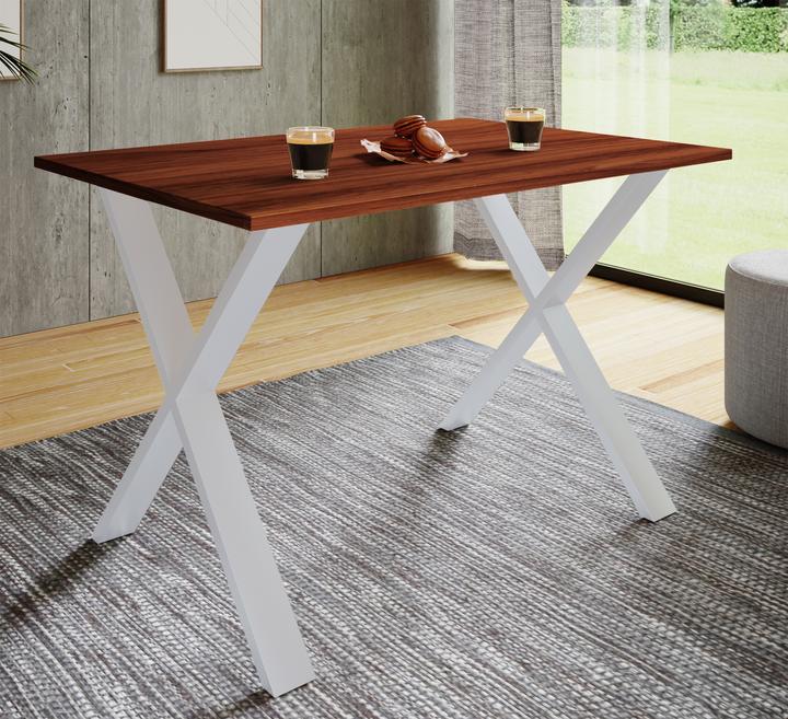 Actual product image VCM Premium dining room table wooden table dining table "Xona X" (140 x 80 x 76 cm)