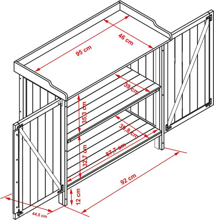 Image du produit Habau Table de jardin Lino