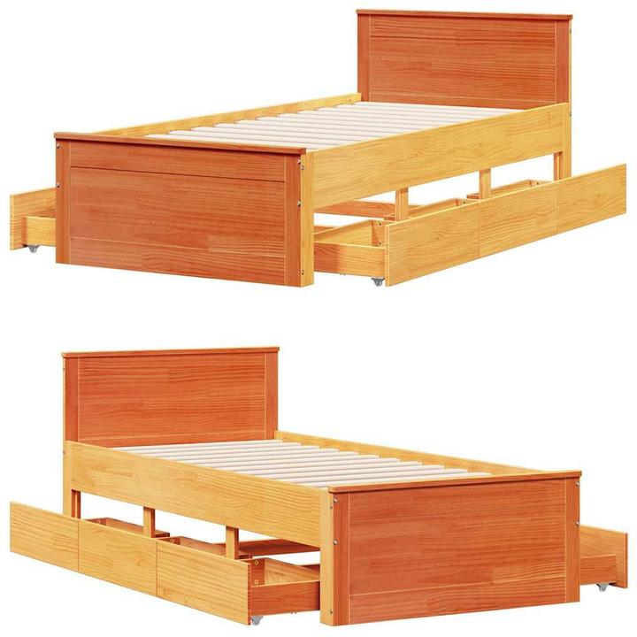 Immagine prodotto VidaXL Letto senza materasso con testiera (90 x 190 cm)
