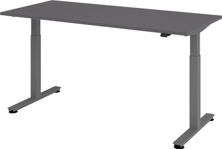 Produktbild Escritorio Sitz-Steh-Schreibtisch el.180x80cm Graphit