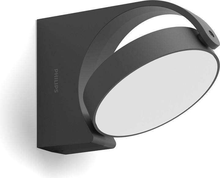 Actual product image Philips Mimosa Wall 7W Anthr. 2700K (630 lm)