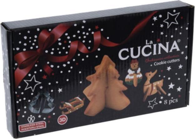 Actual product image La Cucina Protrusion set 3D Christmas cookies, 8dlg.