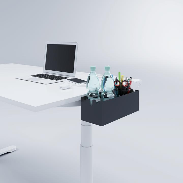 Actual product image Actiforce Multibox S incl. table top mounting kit, black (13.5 x 14.5 x 37.5 cm)