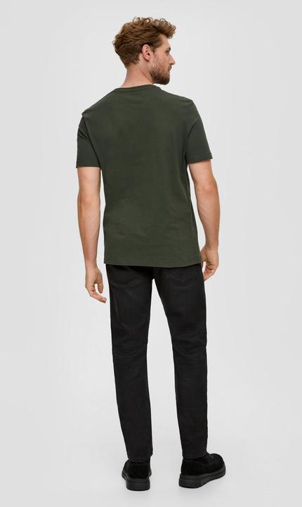 Actual product image S.Oliver T-Shirt Casual Bequem sitzend Logo T-Shirt (M)