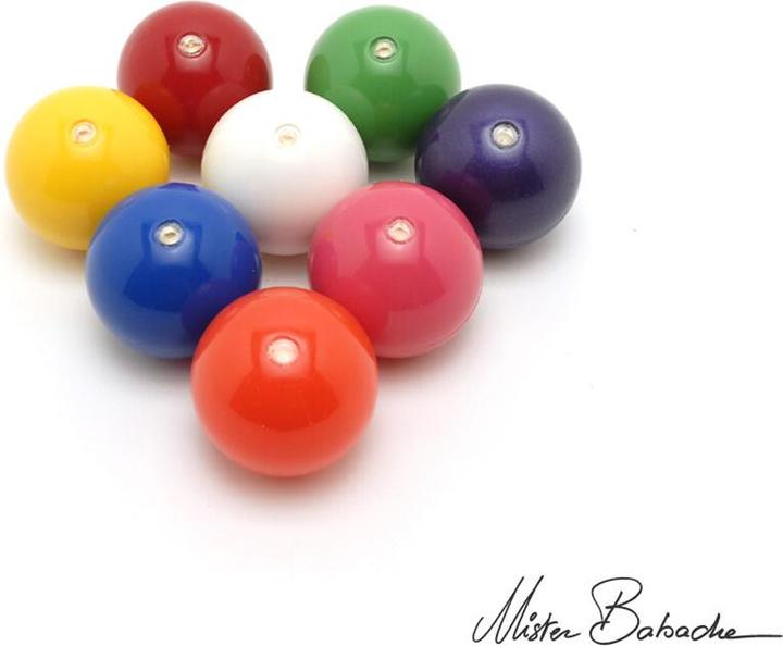 Actual product image Jonglerie Bubble Ball violet, ø 63 mm 120 g, PE, glossy, interchangeable filling