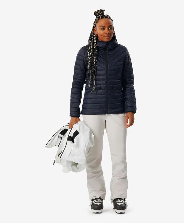 Produktbild Wedze Skijacke Daunenjacke Damen leicht und warm - 500 blau/schwarz (M)