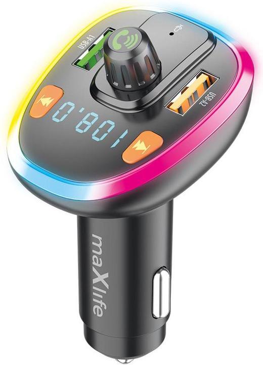 Actual product image Maxlife FM transmitter Bluetooth MXFT-03 black