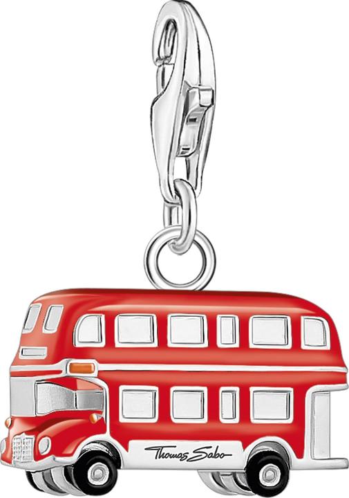 Immagine prodotto Thomas Sabo Ciondolo a forma di ciondolo rosso London bus argento (Argento 925, Smalto)