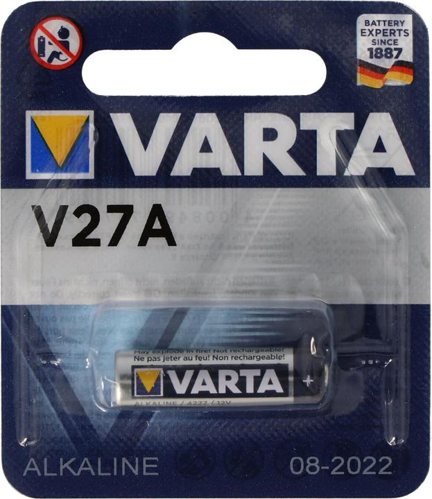 Immagine prodotto Varta Electronics V27A (1 pz., A27, 19 mAh)