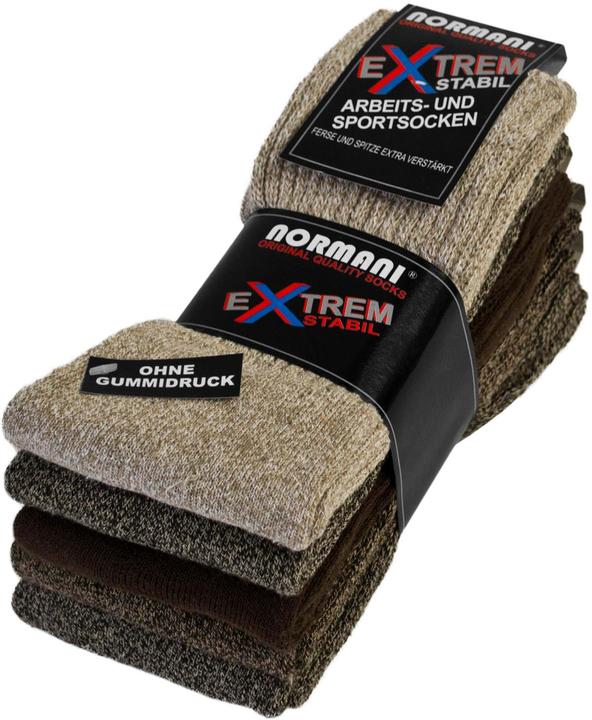 Produktbild Normani 5 Paar Arbeits- und Sportsocken Extrem (5er Pack, 35 - 38)