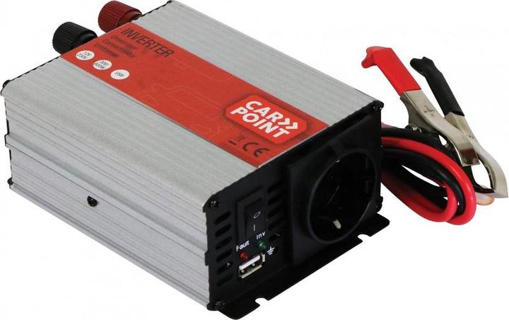 Carpoint Omvormer (12-230v / 600w) Grijs