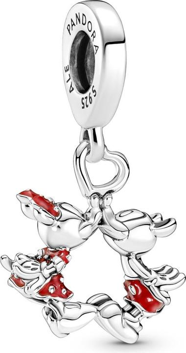 Pandora Charm Disney Mickey Mouse & Minnie Mouse Küssen (Sterling Silber 925)