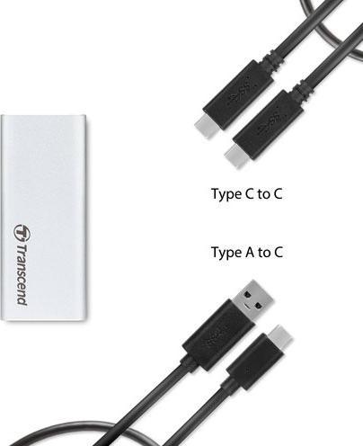 Actual product image Transcend ESD240C (480 GB)