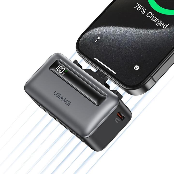 Usams Powerbank 4500mAh USB-C/Lightning 20W PD Fast Charge tarnish XB Series 4K5CD23301 (US-C (4500 mAh, 20 W)