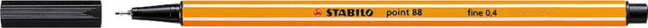 Actual product image STABILO point 88 Fineliner (Red, Green, Lilac, Black, Blue, Violet, 6 x)