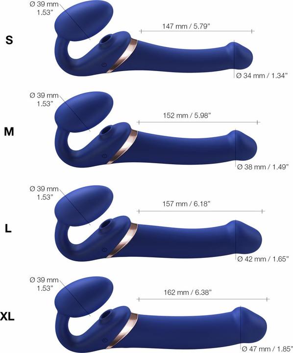 Actual product image Strap-on-me Multi Orgasm