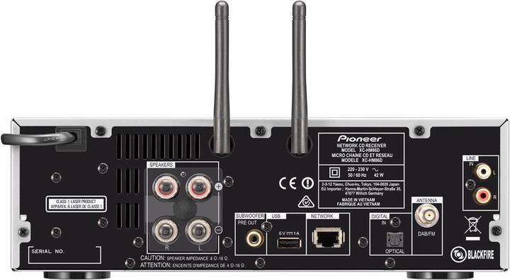 Produktbild Pioneer Xc-Hm86d (CD-Netzwerk Receiver)