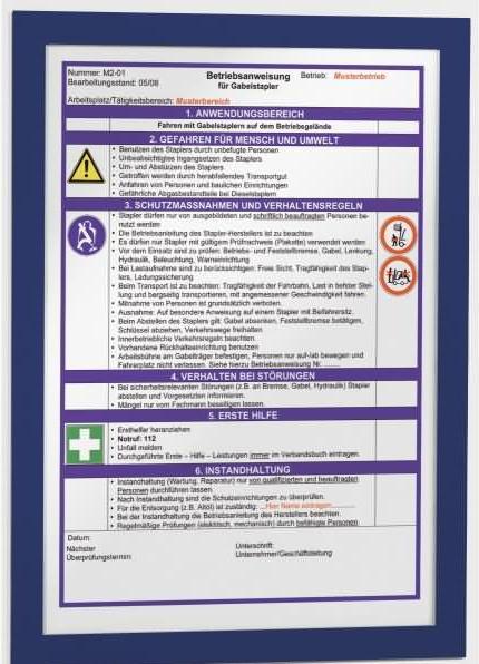 Actual product image Durable Info frame