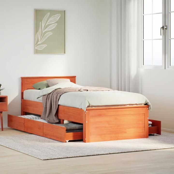 Immagine prodotto VidaXL Letto senza materasso con testiera (100 x 200 cm)