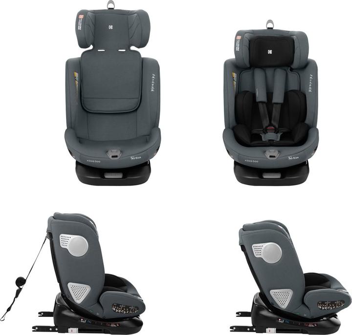Actual product image Kikkaboo i-Moove i-Size child seat (Reboarder, ECE R129/i-Size Standard)