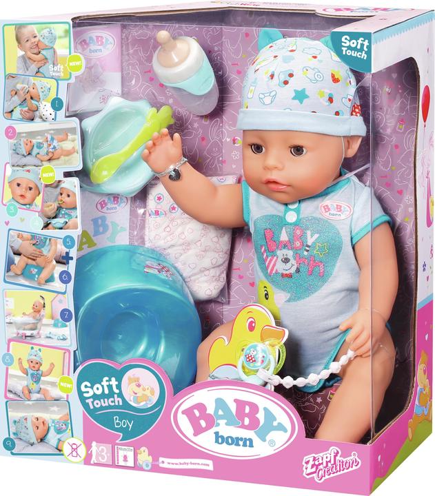 Actual product image Zapf Creation Baby born Soft Touch Boy