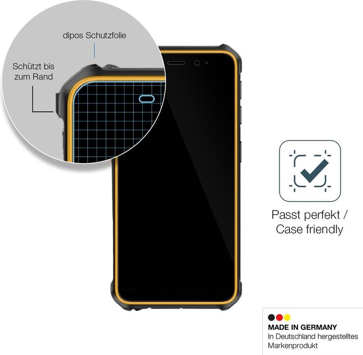 Produktbild Dipos Anti-Shock Displayschutz 9H (1 Stück, Ulefone Armor X12 Pro)