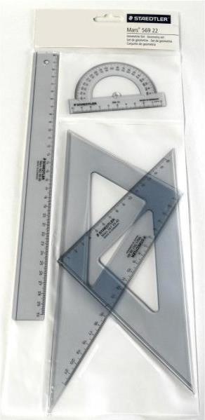 Image du produit Staedtler Mars 569 Kit de géométrie en polysachet (220 mm)