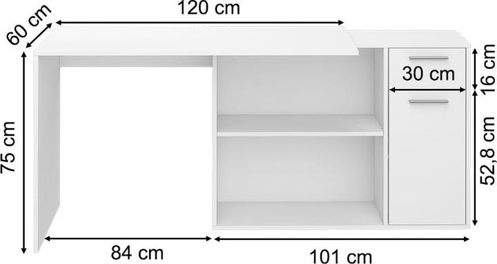 Actual product image Vicco Robin (120 x 60 x 75 cm)
