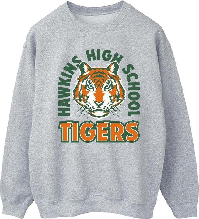 Netflix Stranger Things Hawkins Arch Tiger Sweatshirt