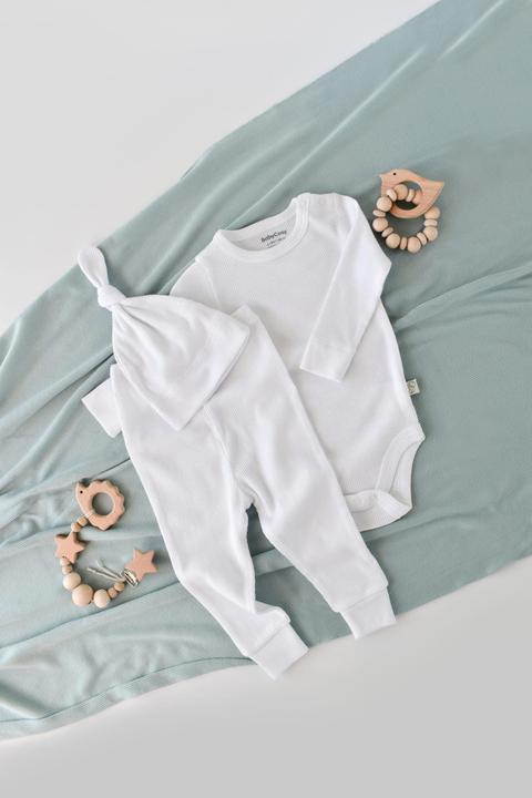 Produktbild BabyCosy Set. Hose. Body langarm. Mütze (74)