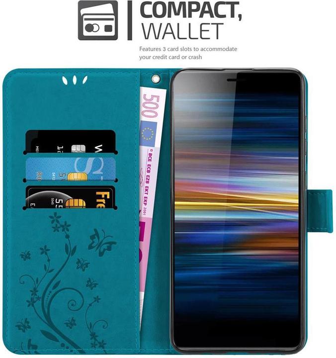 Image du produit Cadorabo Couverture du livre de fleurs (Sony Xperia L3)