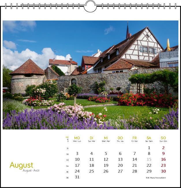 Produktbild Westlicher Bodensee 2026 (17 x 17 cm, Französisch, Englisch)