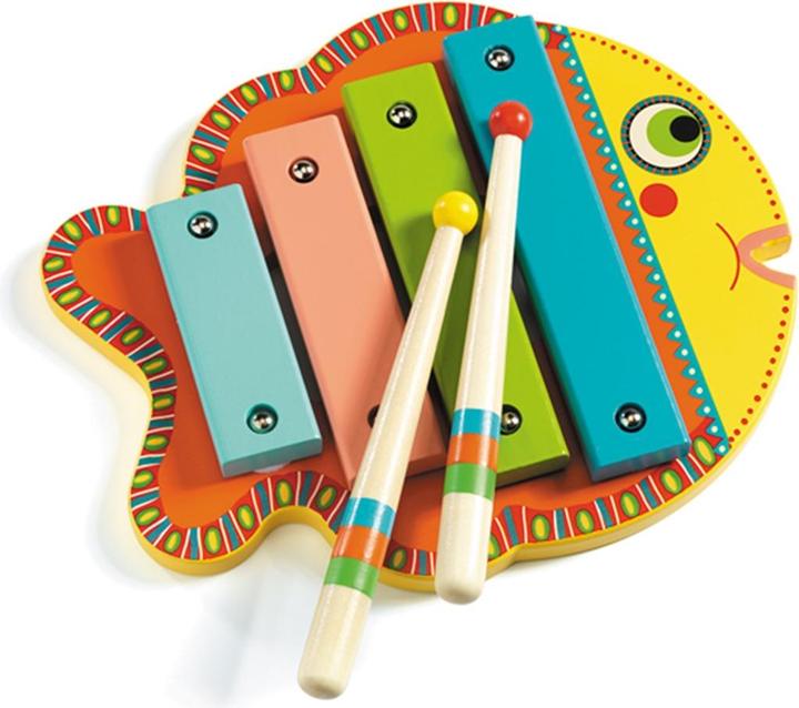 Image du produit Djeco xylophone en bois poisson (Italien)
