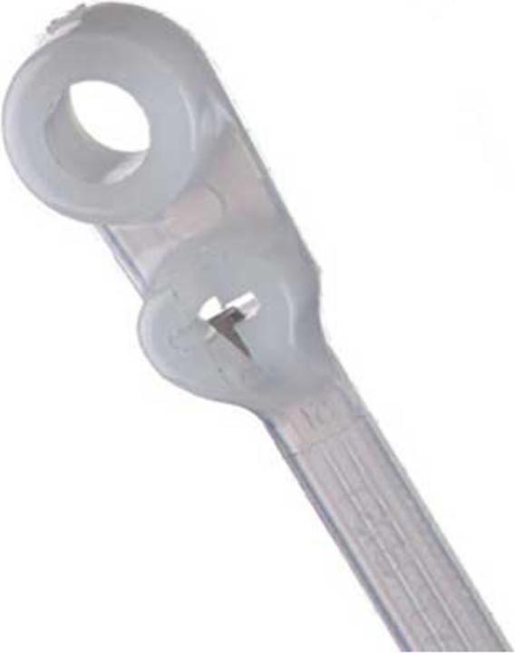 ABB Kabelbinder TY-Rap 198.8 x 4.83mm, Polyamid 6.6, 222N, Natur (Metallkabelbinder, 198.90 mm, 100 Stk.)