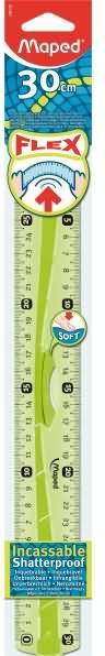 Image du produit Maped Règle plate Flex, 300 mm, en plastique, avec poignée (30 cm)