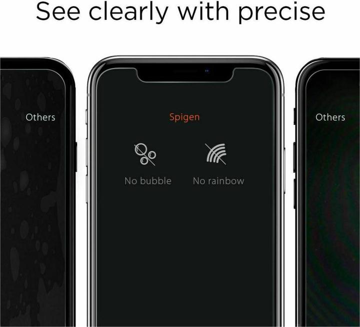 Image du produit Spigen VERRE TEMPERED GLASS.TR "EZ FIT" 2PACK IPHONE 13 / 13 PRO PRIVACY (2 pièce(s), Apple iPhone 13, Apple iPhone 13 Pro)