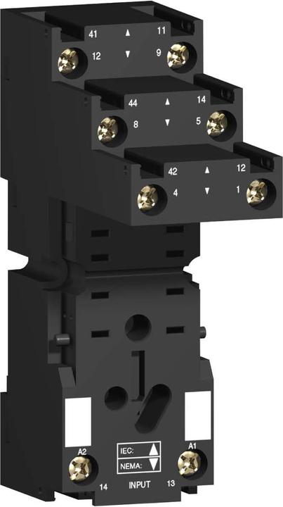 Actual product image APC RXZE2S108M Socket for miniature relay 2 -pole separated contacts (Relay socket)
