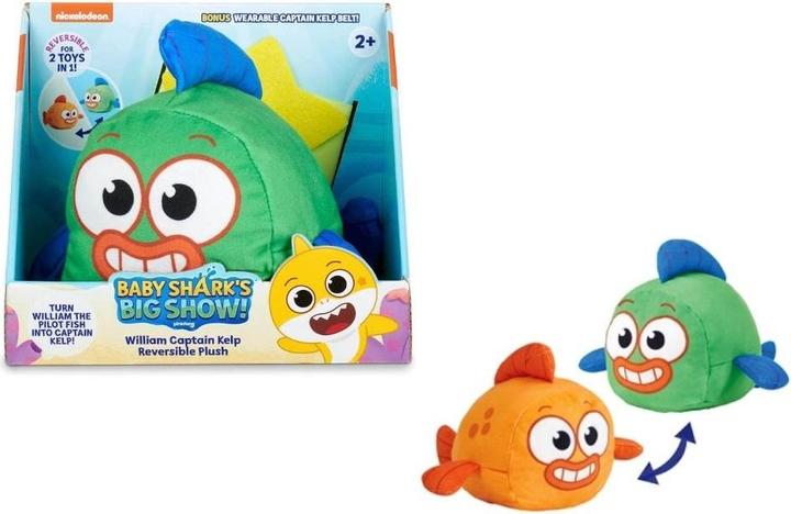 Produktbild Amo Toys Baby Shark - William Captain Kelp Reversible Plush (61428)