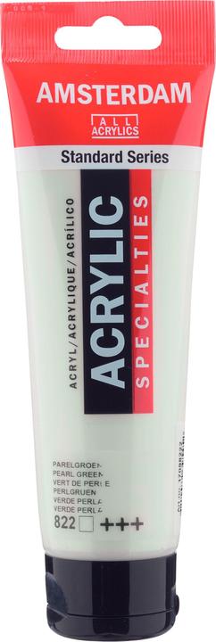 Produktbild Amsterdam Acrylfarbe Standard Series 822 (Perlgrün, 120 ml)