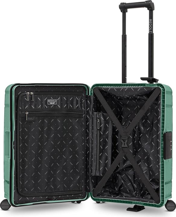 Image du produit Redolz Essentials 15 4 roues trolley cabine 55 cm avec fermeture à trois points (40 l, Bagage à main (jusqu'à 50l))